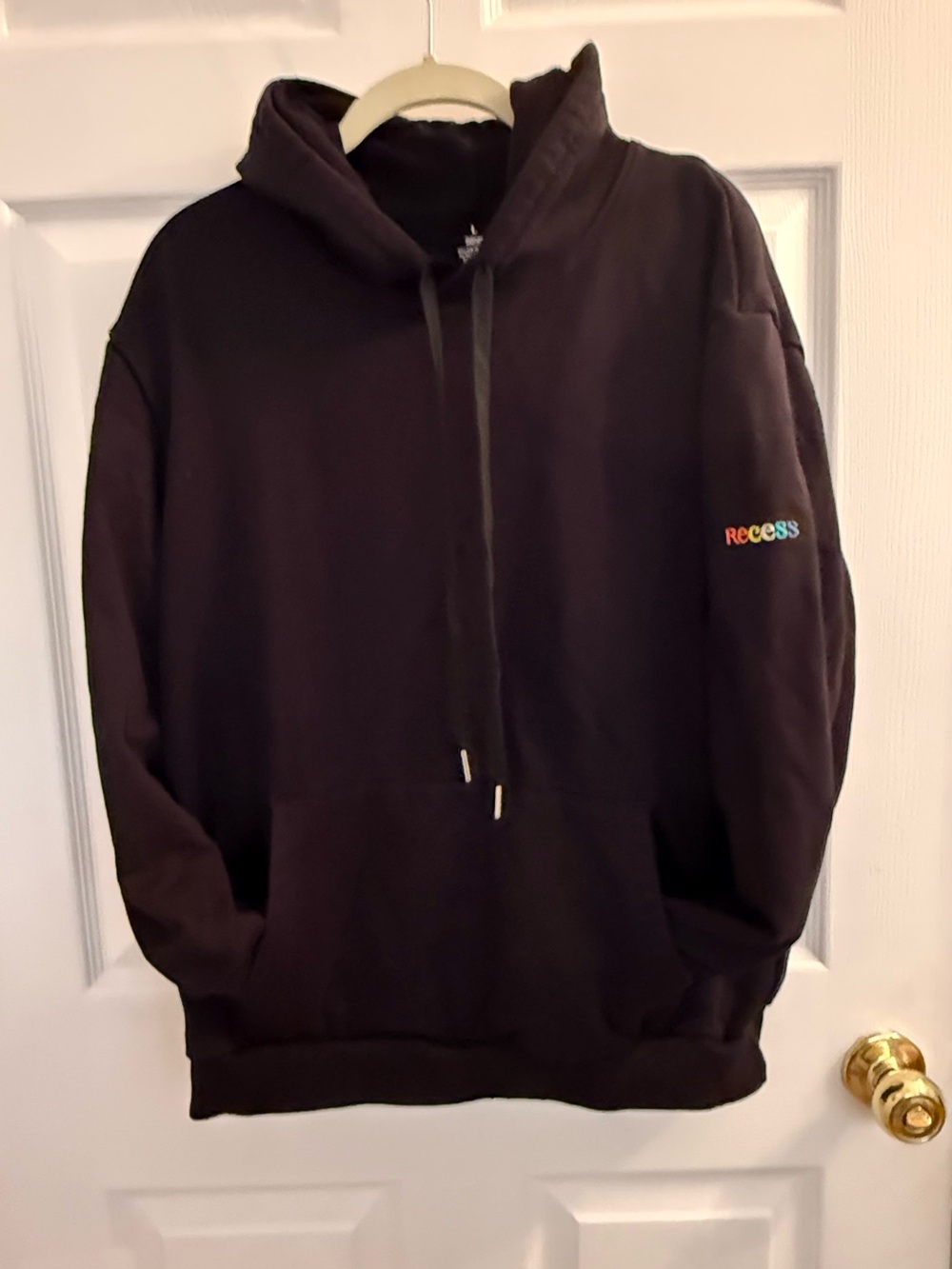 Black Pullover Hoodie - Women's Sweatshirt